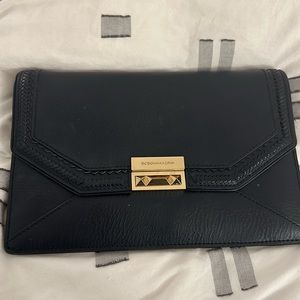 Navy blue BCBG clutch